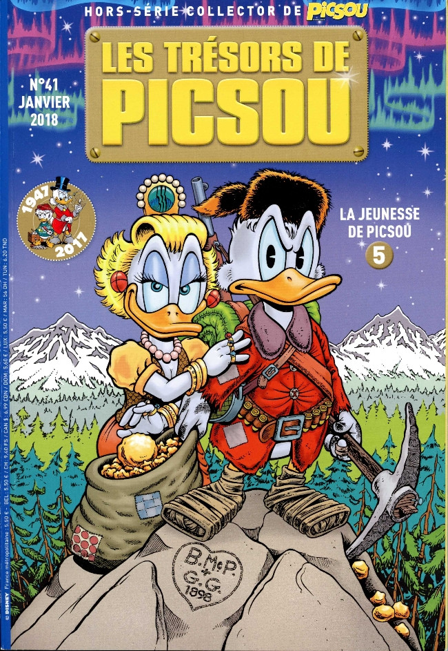 Couverture de Picsou Magazine Hors-Série -41- Les trésors de Picsou : La jeunesse de Picsou, 5è partie