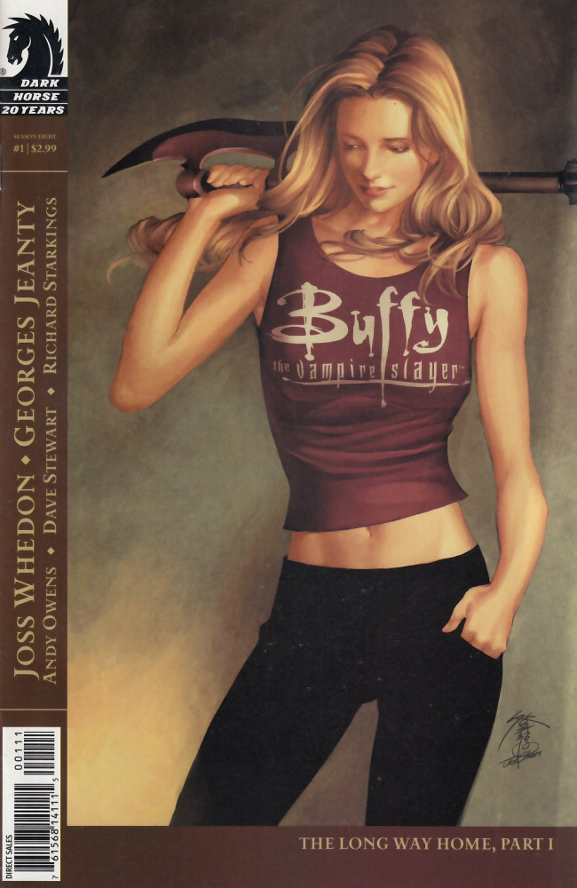 Couverture de Buffy the Vampire Slayer Season 08 (Dark Horse Comics - 2007) -1- The long way home