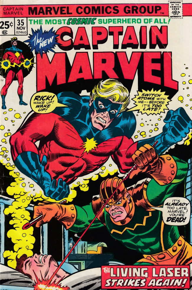 Couverture de Captain Marvel Vol.1 (1968) -35- Deadly genesis