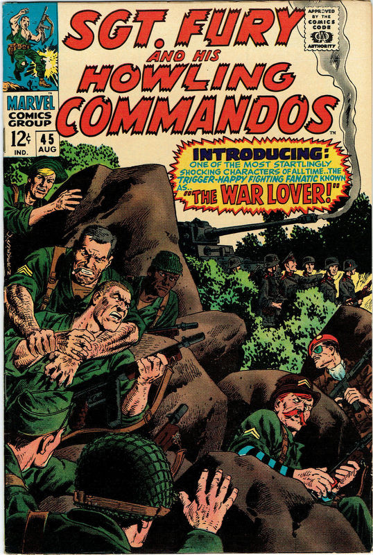 Couverture de Sgt. Fury and his Howling Commandos (Marvel - 1963) -45- 