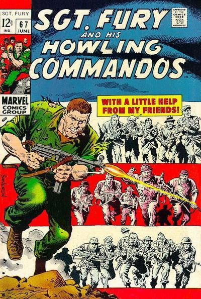 Couverture de Sgt. Fury and his Howling Commandos (Marvel - 1963) -67- With A Little Help From My Friends !