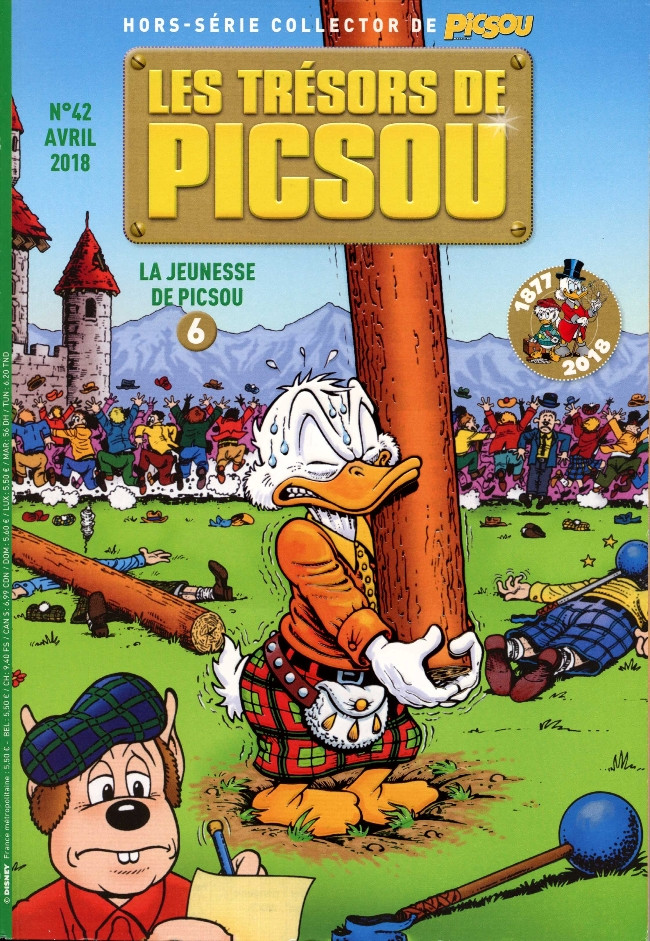 Couverture de Picsou Magazine Hors-Série -42- Les trésors de Picsou : La jeunesse de Picsou, 6è partie