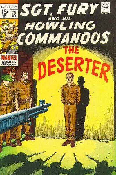 Couverture de Sgt. Fury and his Howling Commandos (Marvel - 1963) -75- The Deserter