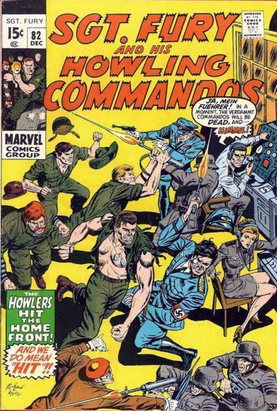 Couverture de Sgt. Fury and his Howling Commandos (Marvel - 1963) -82- The Howlers Hit The Home Front !