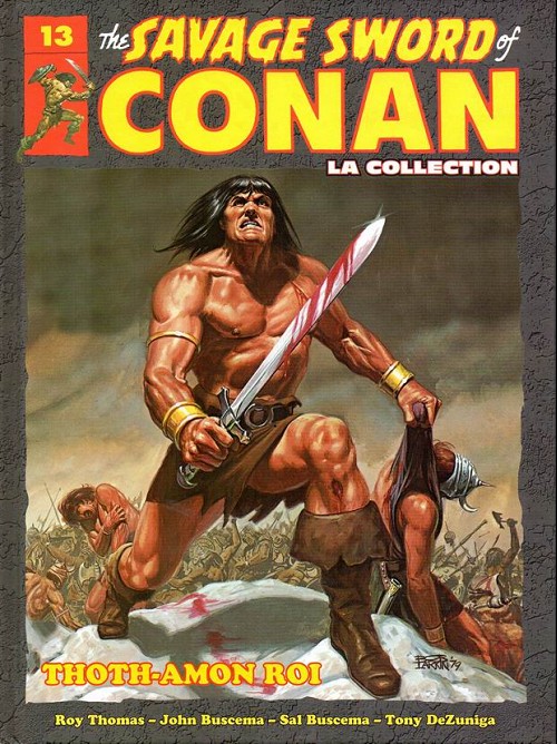 Couverture de The savage Sword of Conan (puis The Legend of Conan) - La Collection (Hachette) -13- Thoth-amon roi