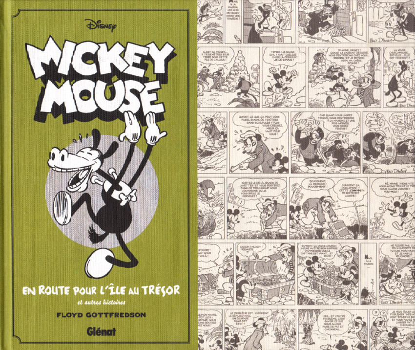 Couverture de Mickey Mouse par Floyd Gottfredson -2- 1932/1933 - En route pour l'île au trésor et autres histoires