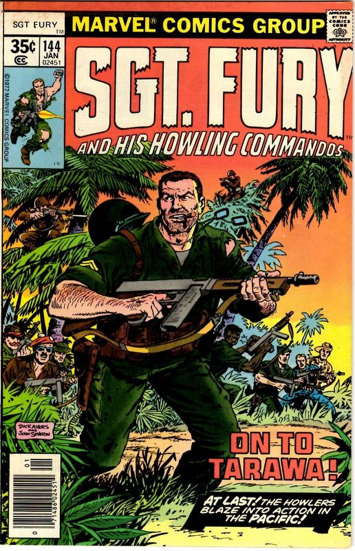 Couverture de Sgt. Fury and his Howling Commandos (Marvel - 1963) -144- On To Tarawa !