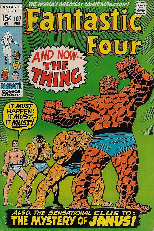 Couverture de Fantastic Four Vol.1 (1961) -107- And Now.. The Thing!