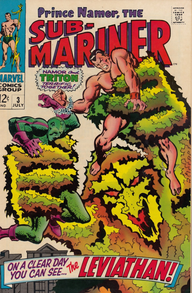 Couverture de Sub-Mariner Vol.1 (1968) -3- On a Clear Day You Can See... the Leviathan!