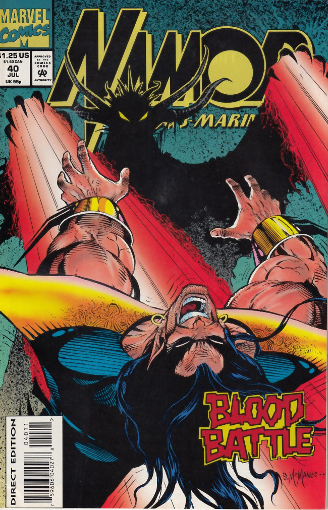Couverture de Namor, The Sub-Mariner (Marvel - 1990) -40- Bitter Sacrifices