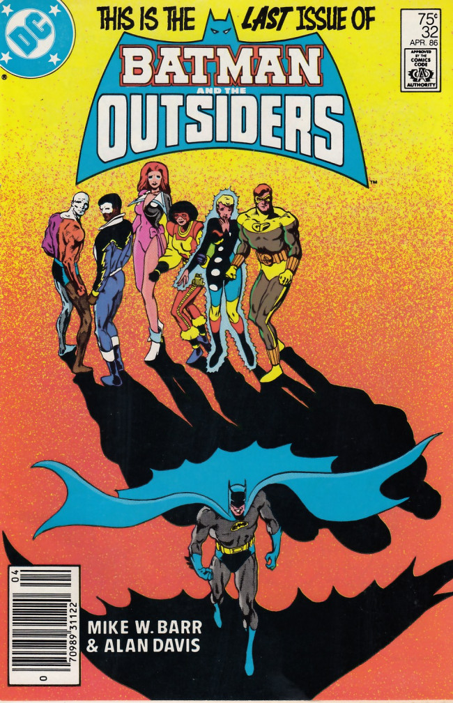 Couverture de Batman and the Outsiders (1983) -32- A New War's Winning!