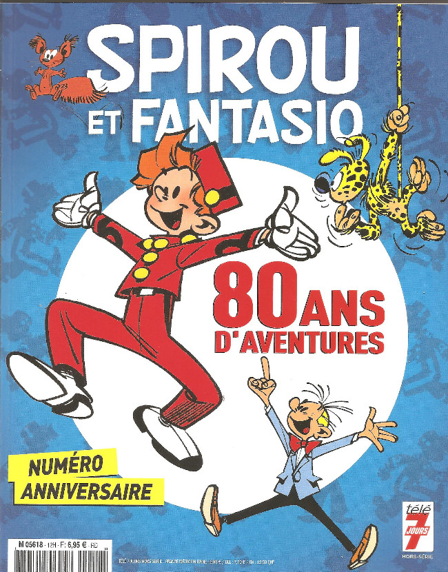 Couverture de Spirou et Fantasio -2- (Divers) - 80 ans d'aventures