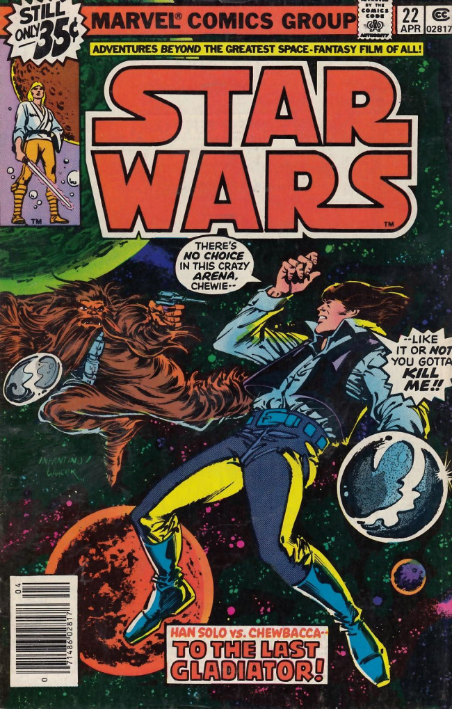 Couverture de Star Wars (Marvel Comics - 1977) -22- To the Last Gladiator