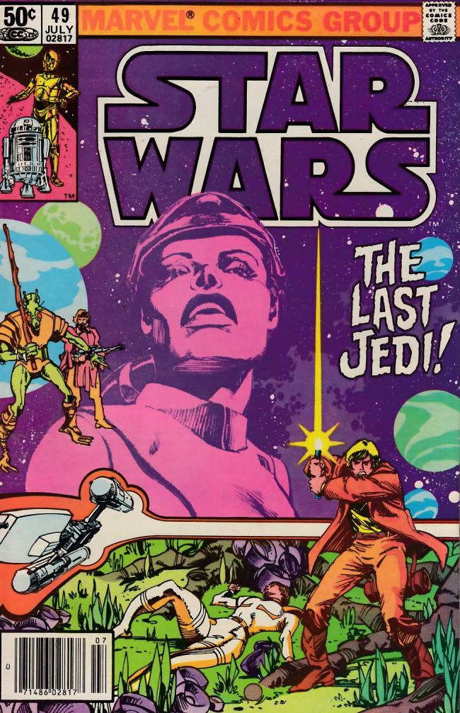 Couverture de Star Wars (Marvel Comics - 1977) -49- The Last Jedi!