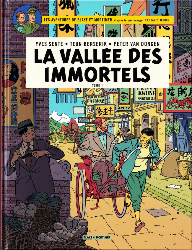 Couverture de Blake et Mortimer (Les Aventures de) -25- La Vallée des Immortels - Tome 1 - Menace sur Hong Kong