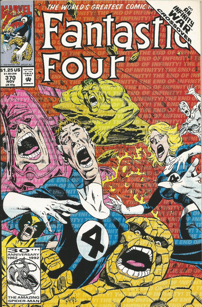 Couverture de Fantastic Four Vol.1 (1961) -370- The End of Infinity!