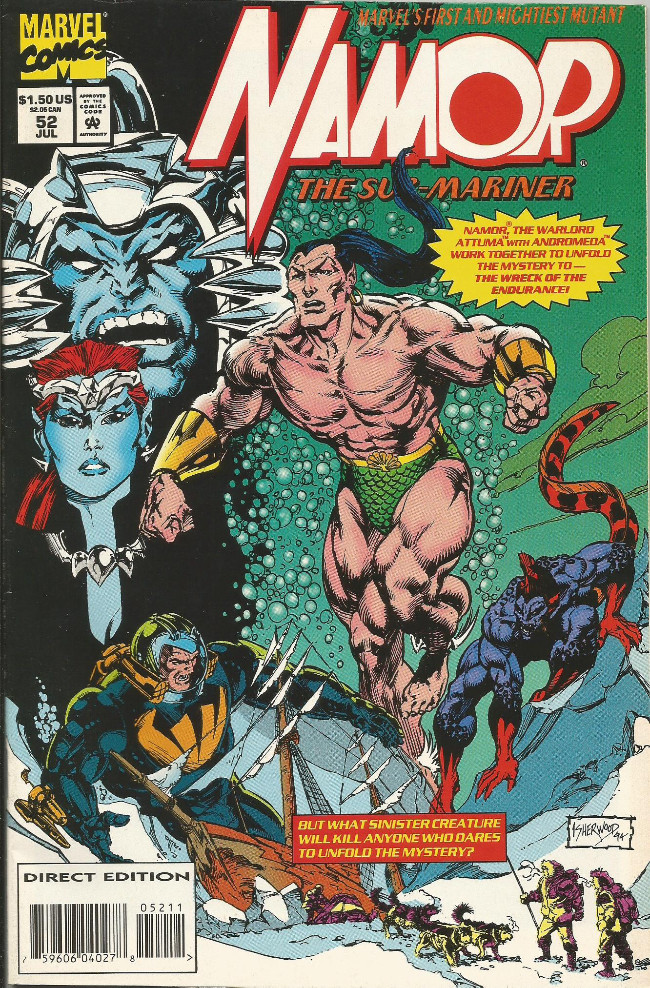 Couverture de Namor, The Sub-Mariner (Marvel - 1990) -52- The wreck of the endurance part one