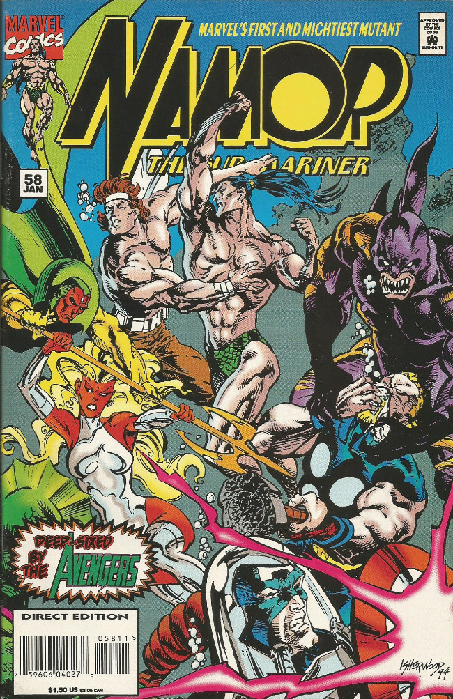 Couverture de Namor, The Sub-Mariner (Marvel - 1990) -58- Deep six
