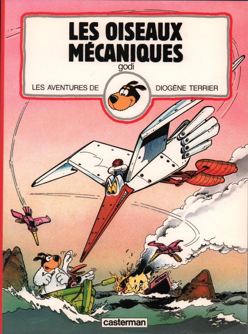 Couverture de Diogène Terrier (Les aventures de) -2- Les oiseaux mécaniques