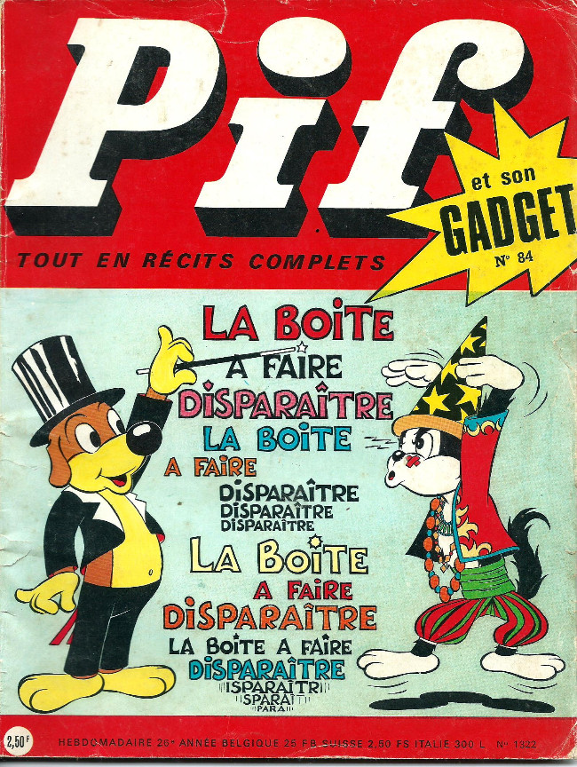 02/01/1978 PIF GADGET N°460 BE AMICALEMENT VÔTRE : PIF & HERCULE MINIUM 