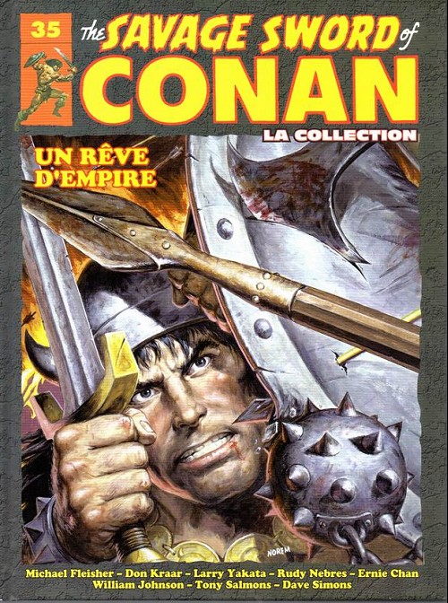 Couverture de The savage Sword of Conan (puis The Legend of Conan) - La Collection (Hachette) -35- Un rêve d'empire