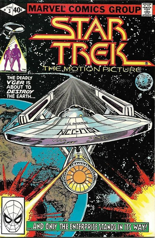 Couverture de Star Trek (1980) (Marvel comics) -3- The Deadly V'ger Is About to Destroy the Earth...