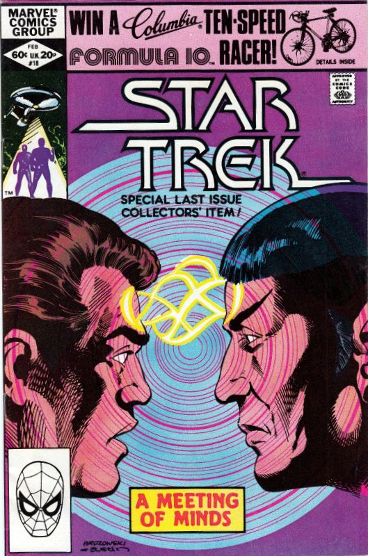 Couverture de Star Trek (1980) (Marvel comics) -18- A Meeting of Minds