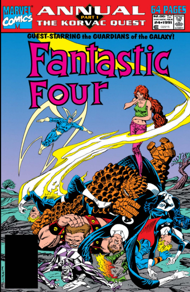 Couverture de Fantastic Four Vol.1 (1961) -AN24- The Korvac Quest Part 1