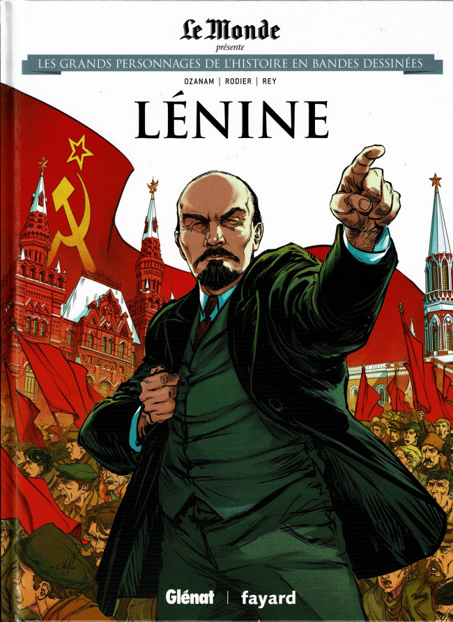 Couverture de Les grands Personnages de l'Histoire en bandes dessinées -7- Lénine