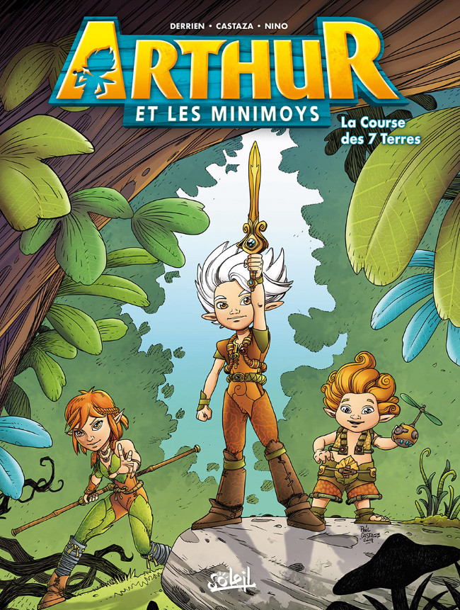 Couverture de Arthur et les Minimoys (2ème Série) -1- La Course des 7 Terres