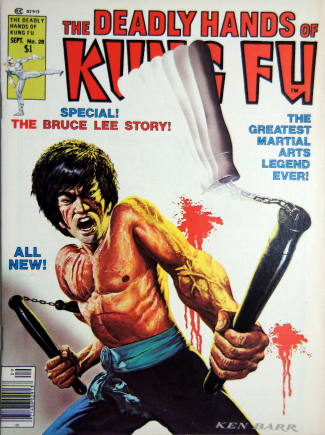 Couverture de The deadly Hands of Kung Fu (1974) -28- The Bruce Lee story!