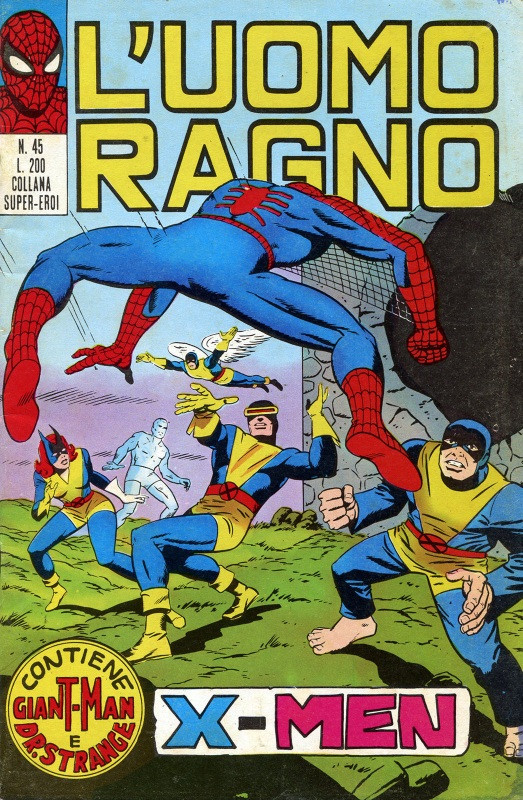 Couverture de L'uomo Ragno V1 (Editoriale Corno - 1970)  -45- X-Men