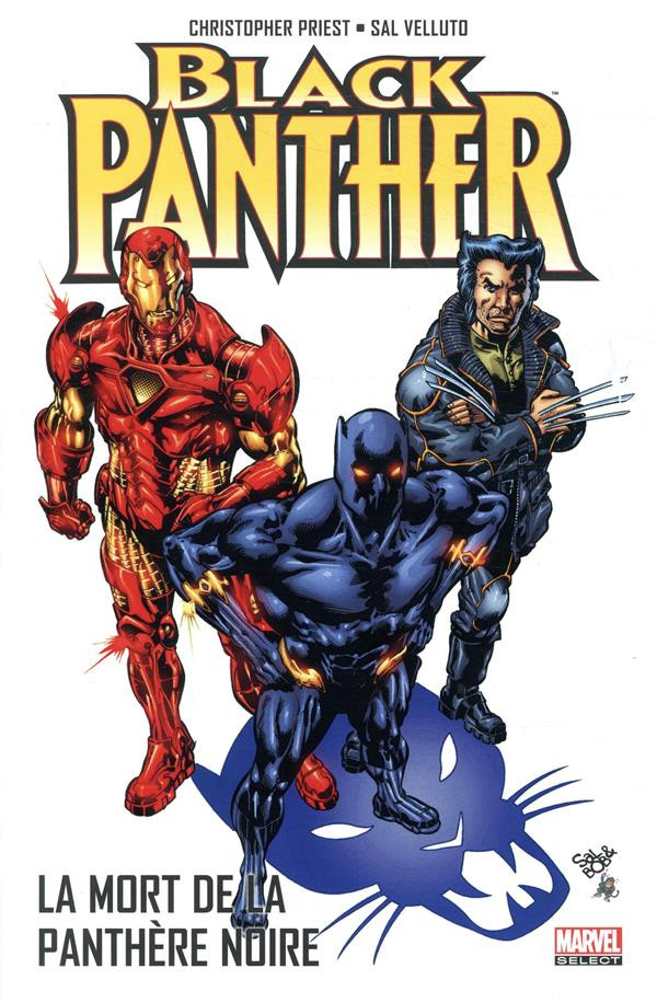 Couverture de Black Panther (Marvel select) -4- La mort de la panthère noire
