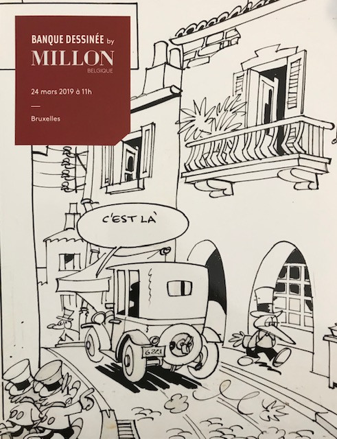 Couverture de (Catalogues) Ventes aux enchères - Millon -2019/03/24- Millon - bandes dessinées - 24 mars 2019 - Bruxelles