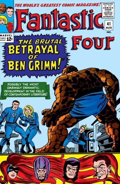 Couverture de Fantastic Four Vol.1 (1961) -41- The Brutal Betrayal of Ben Grimm!
