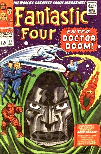 Couverture de Fantastic Four Vol.1 (1961) -57- Enter... Doctor Doom!
