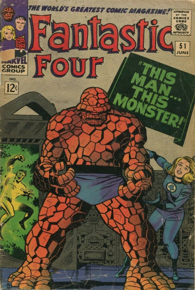 Couverture de Fantastic Four Vol.1 (1961) -51- This Man...This Monster!