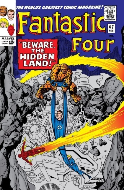 Couverture de Fantastic Four Vol.1 (1961) -47- Beware the hidden land!