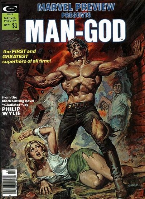 Couverture de Marvel Preview (1975) -9- Man-god!