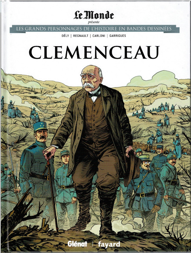 Couverture de Les grands Personnages de l'Histoire en bandes dessinées -18- Clemenceau