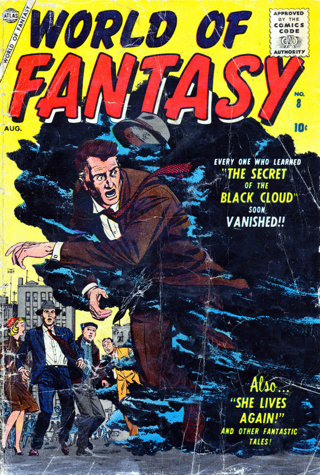 Couverture de World of Fantasy (Atlas - 1956) -8- The Secret Of The Black Cloud