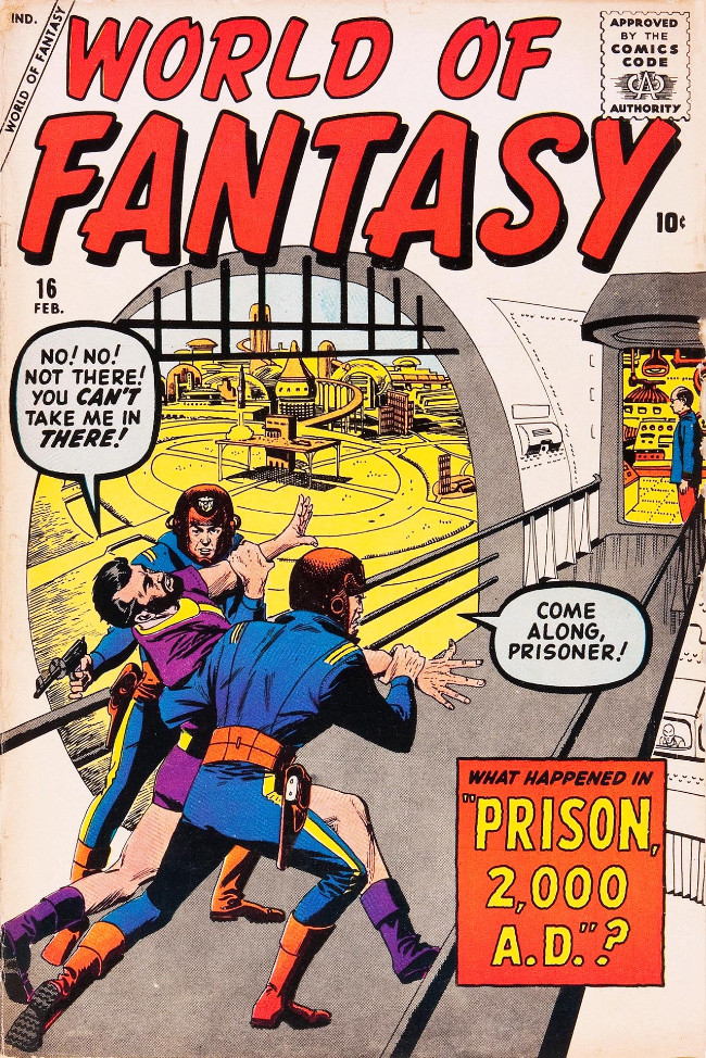 Couverture de World of Fantasy (Atlas - 1956) -16- Prison, 2,000 A.D.?
