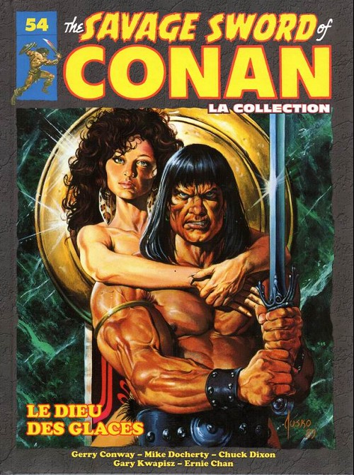Couverture de The savage Sword of Conan (puis The Legend of Conan) - La Collection (Hachette) -54- Le dieu des glaces
