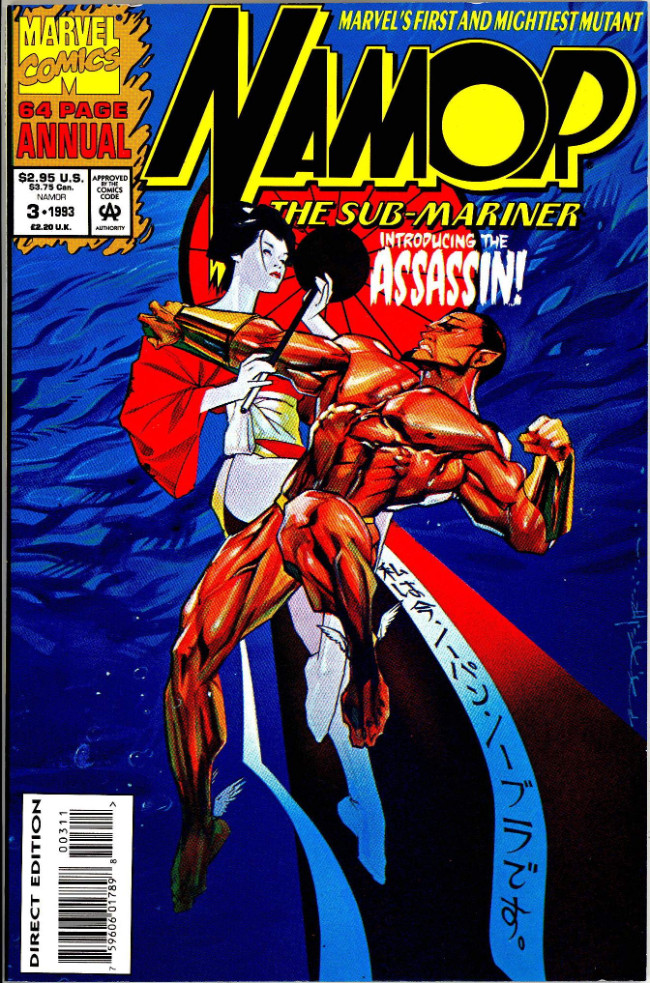 Couverture de Namor, The Sub-Mariner (Marvel - 1990) -AN03- Introducing The Assassin!