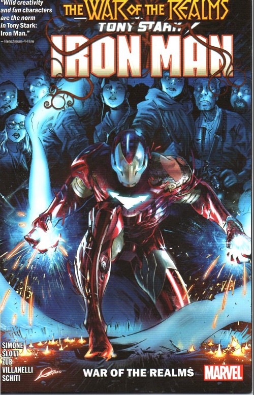 Couverture de Tony Stark : Iron Man (2018) -INT03- War of the realms