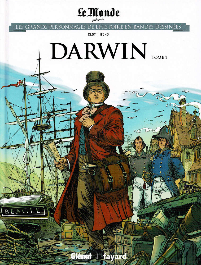 Couverture de Les grands Personnages de l'Histoire en bandes dessinées -27- Darwin - Tome 1
