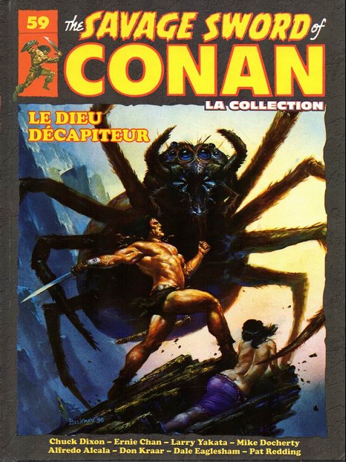 Couverture de The savage Sword of Conan (puis The Legend of Conan) - La Collection (Hachette) -59- Le dieu décapiteur