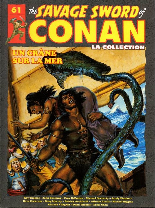 Couverture de The savage Sword of Conan (puis The Legend of Conan) - La Collection (Hachette) -61- Un crâne sur la mer