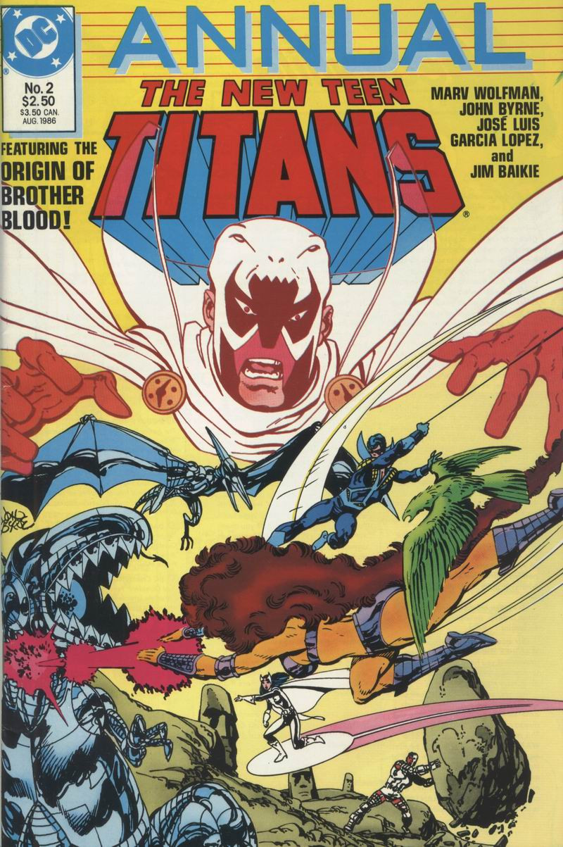 Couverture de The new Teen Titans Vol.2 (1984)  -AN02- Revenge of the Rusting Reptile from Outer Space!