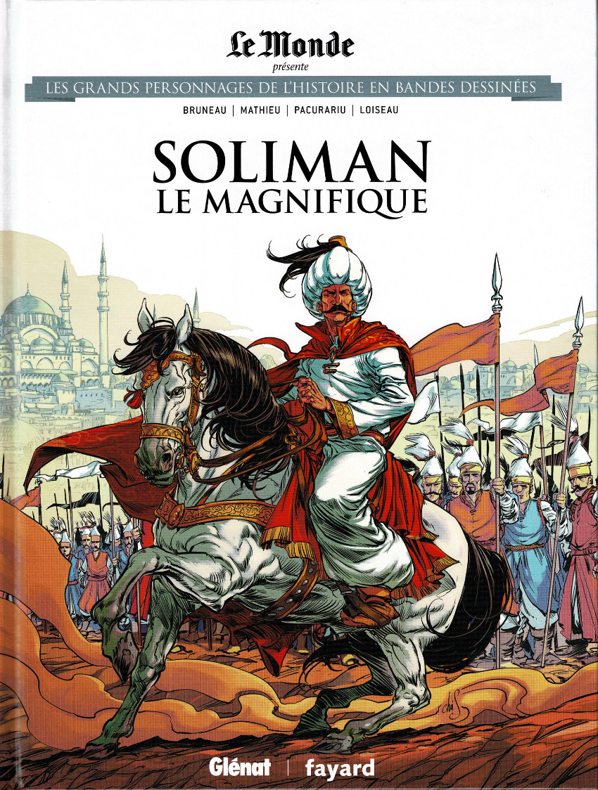 Couverture de Les grands Personnages de l'Histoire en bandes dessinées -35- Soliman le Magnifique